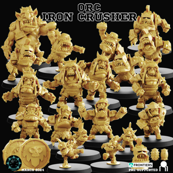 Orc Team - Iron Crushers (Chibi)