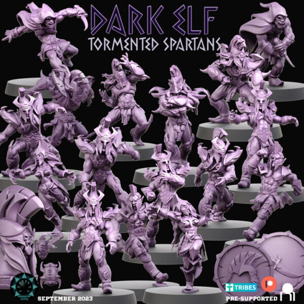 Dark Elf - Tormented Spartans