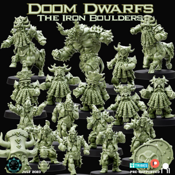 Doom Dwarfs - The Iron Boulders