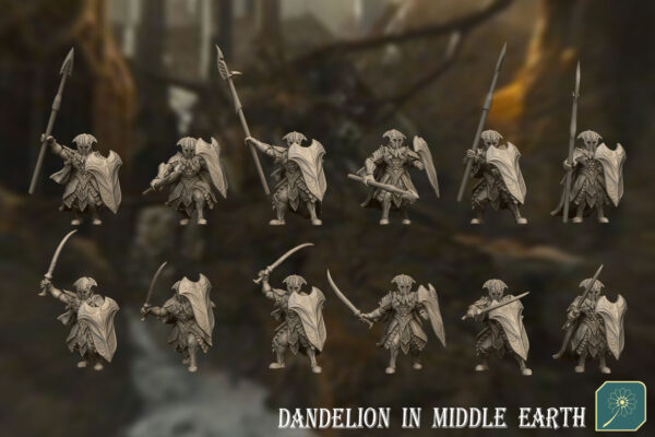 Elven Royal Guard Sword and Shield